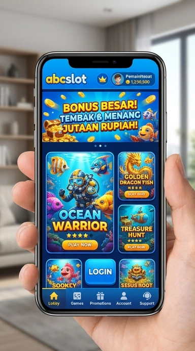 Cuplikan layar menu unduhan abcslot untuk perangkat Android